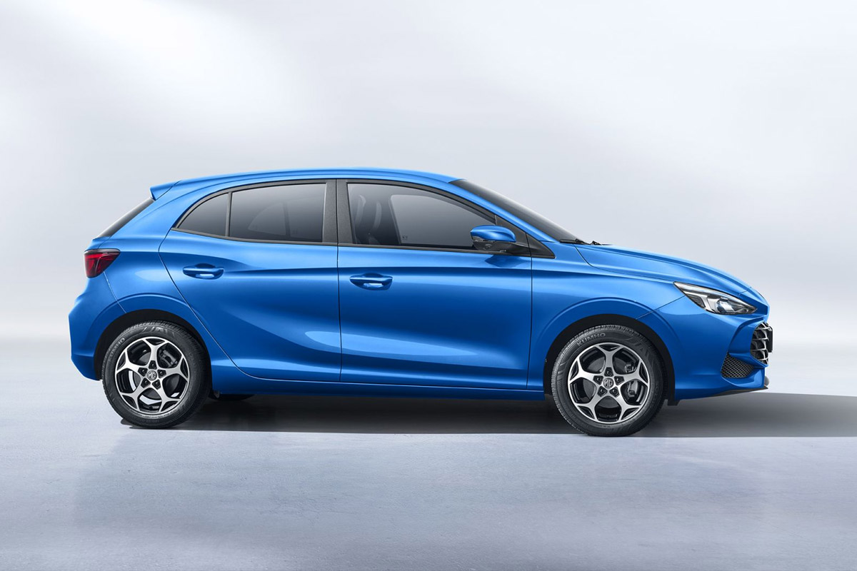 zu sehen: Der MG3 von der Seite